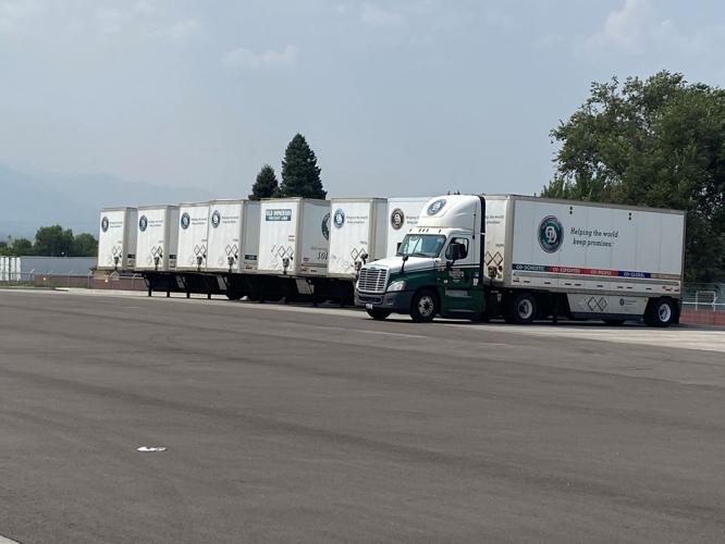Old dominion Freight Line-Colorado Springs terminal yard