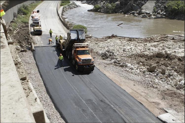 Rock removal, traffic holds to resume along I-70 through Glenwood Canyon