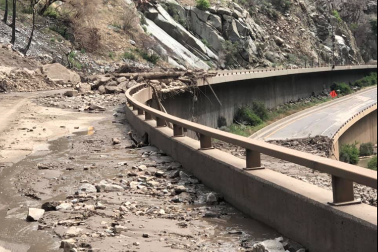 Glenwood Canyon damage #1