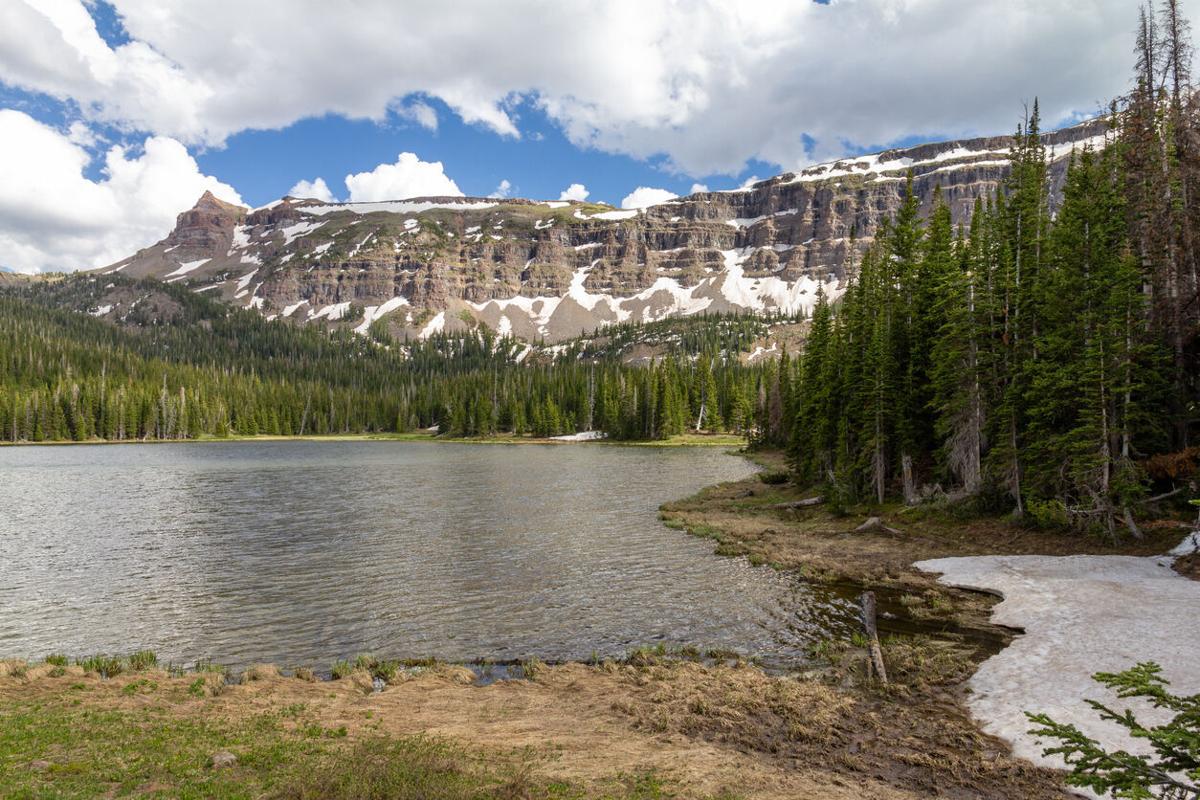 A lake located in the Flat Tops Wilderness area. Photo Credit: Colophotos (iStock).