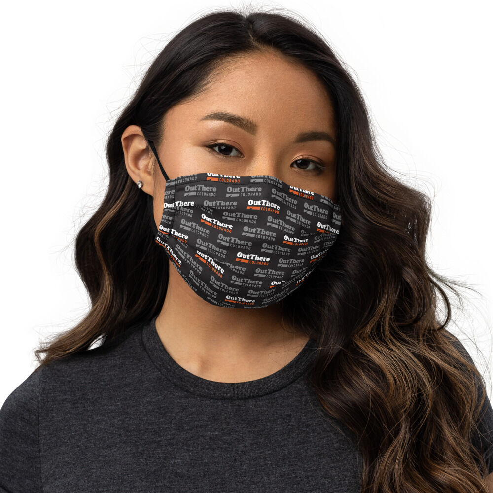 OutThere Colorado Face Mask. Photo courtesy of the OutThere Colorado Store via Printful.