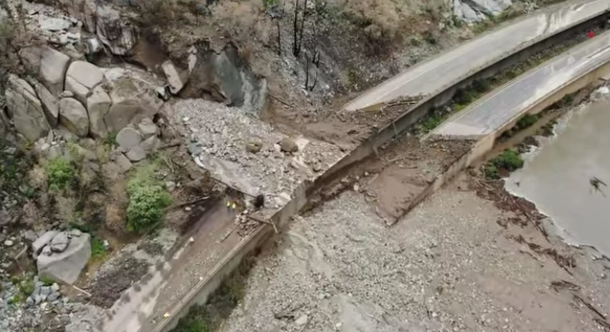 [WATCH] Drone footage shows flood damage along Colorado’s I-70