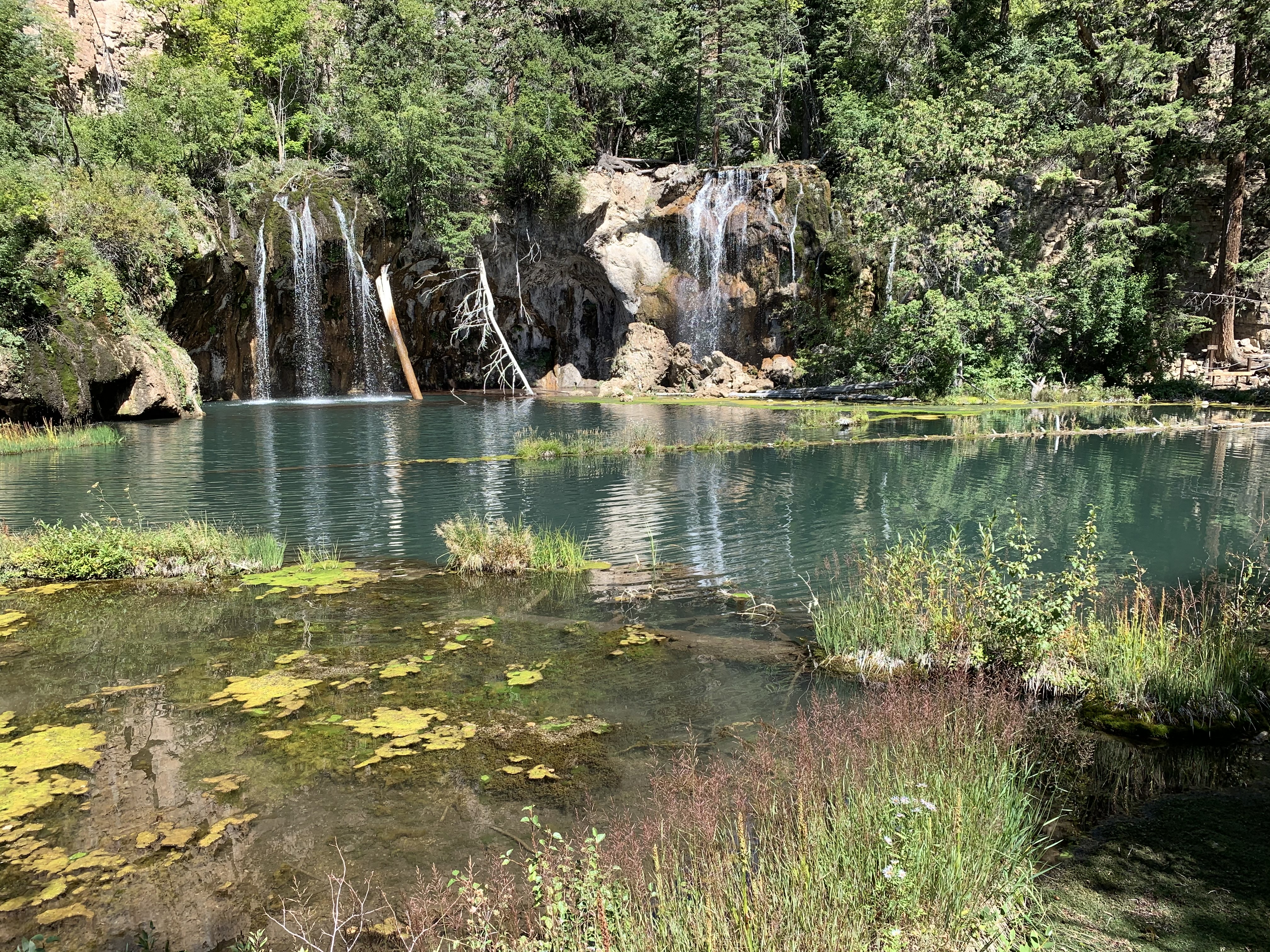 GOOD NEWS: Emerald-green color returns to Hanging Lake water after mudslides