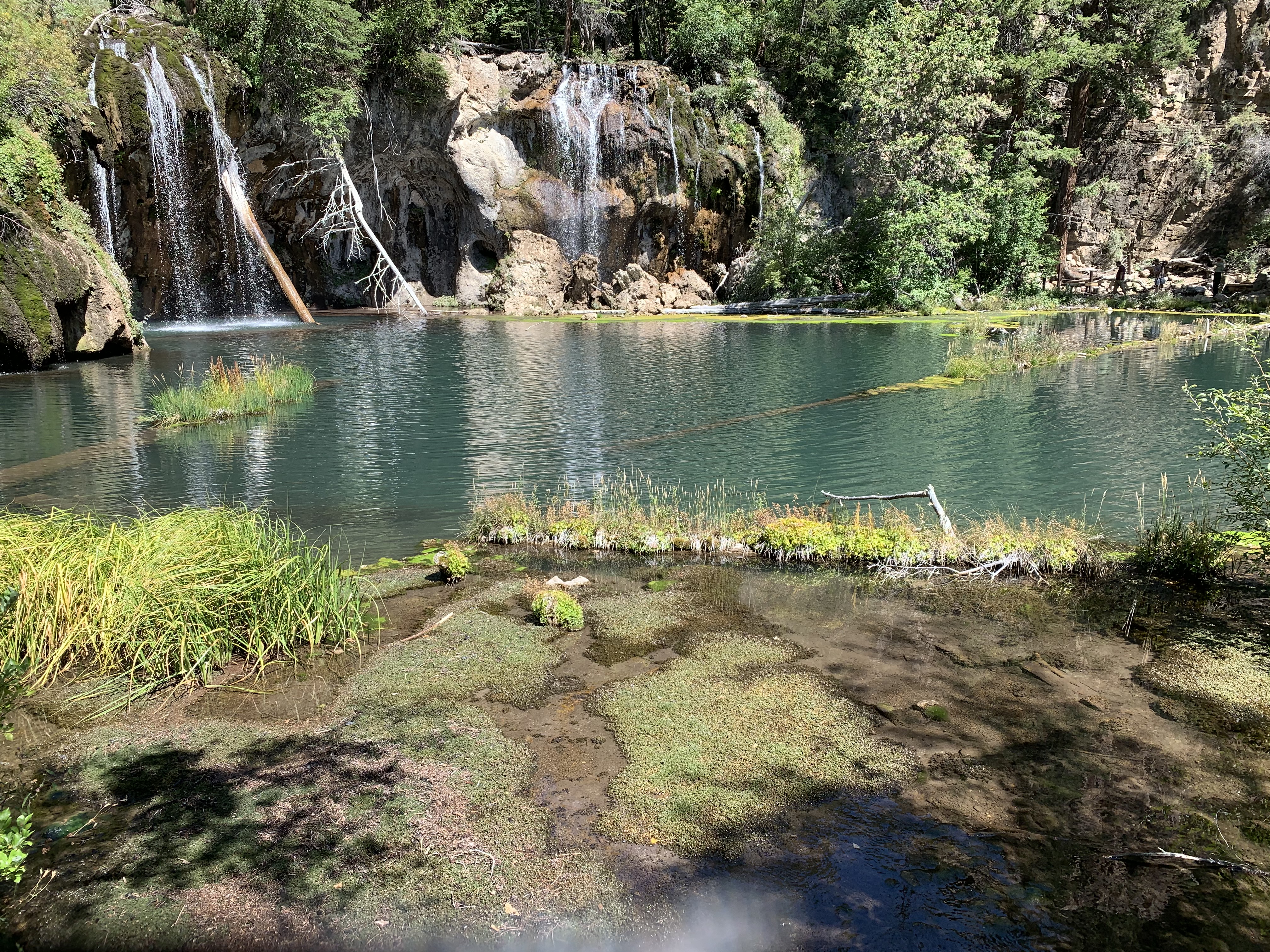 The view of Hanging Lake of Wednesday, August 25, 2021. Photo Courtesy of The U.S. Forest Service.
