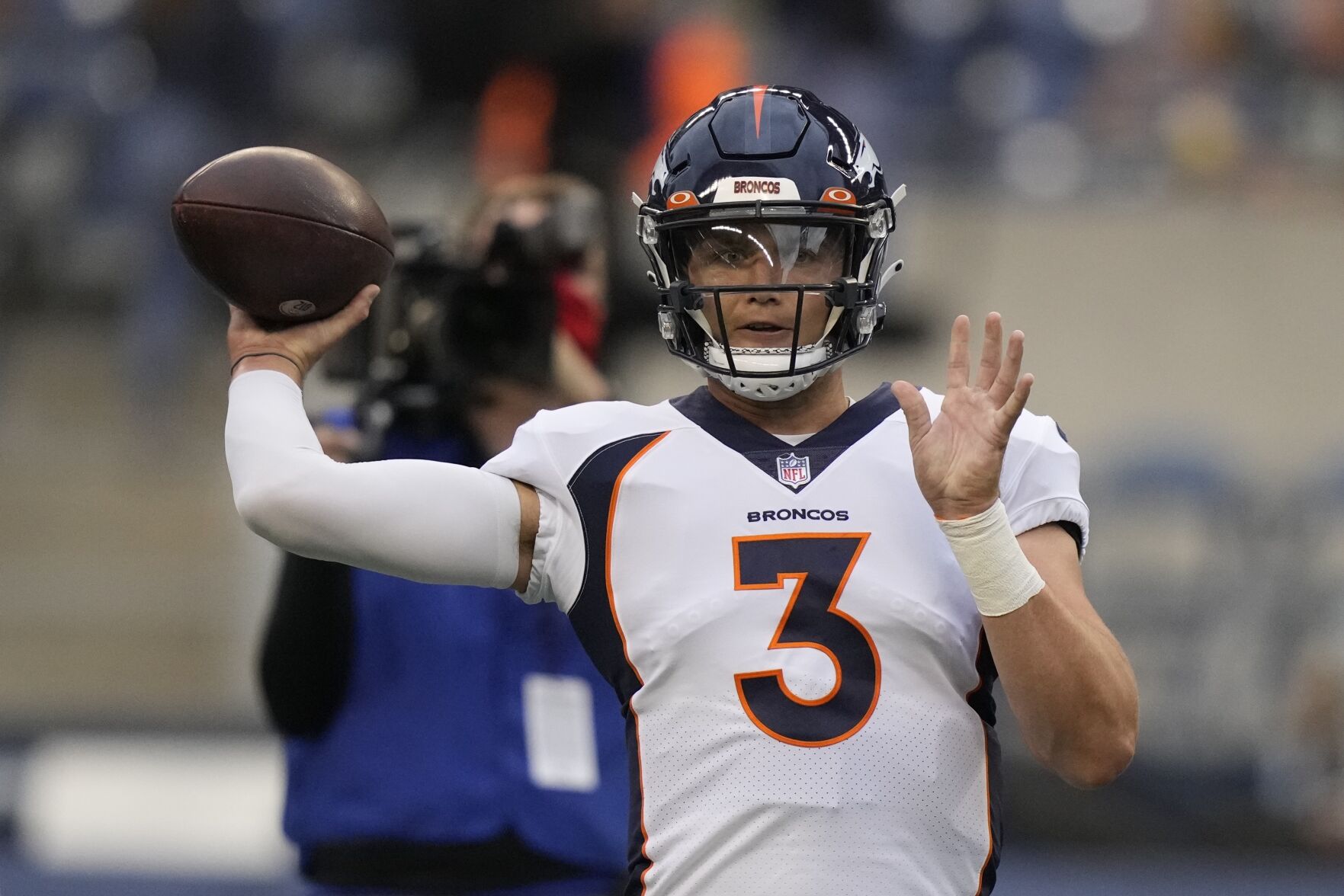 Emotional Drew Lock reacts to losing Broncos’ quarterback competition: ‘It’s disappointing’