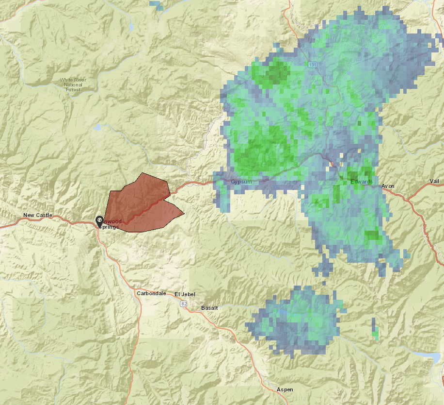 Flash flood warning briefly closes I-70 in Glenwood Canyon