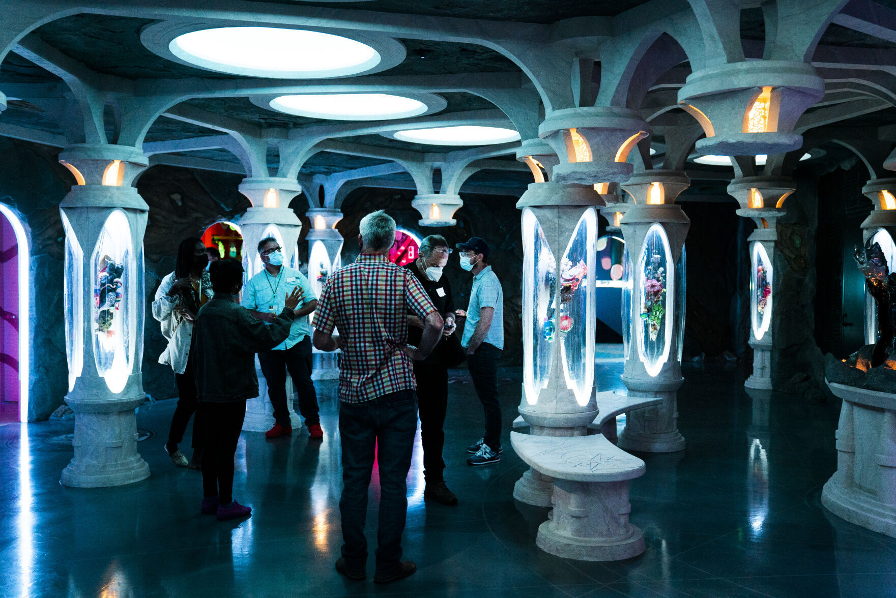 Scenes from a media tour of Meow Wolf Convergence Station on Tuesday, September 14, 2021 in Downtown Denver. Convergence Station opens to the public on September 17. (Photo by Katie Klann/Denver Gazette) (Katie Klann The Gazette)