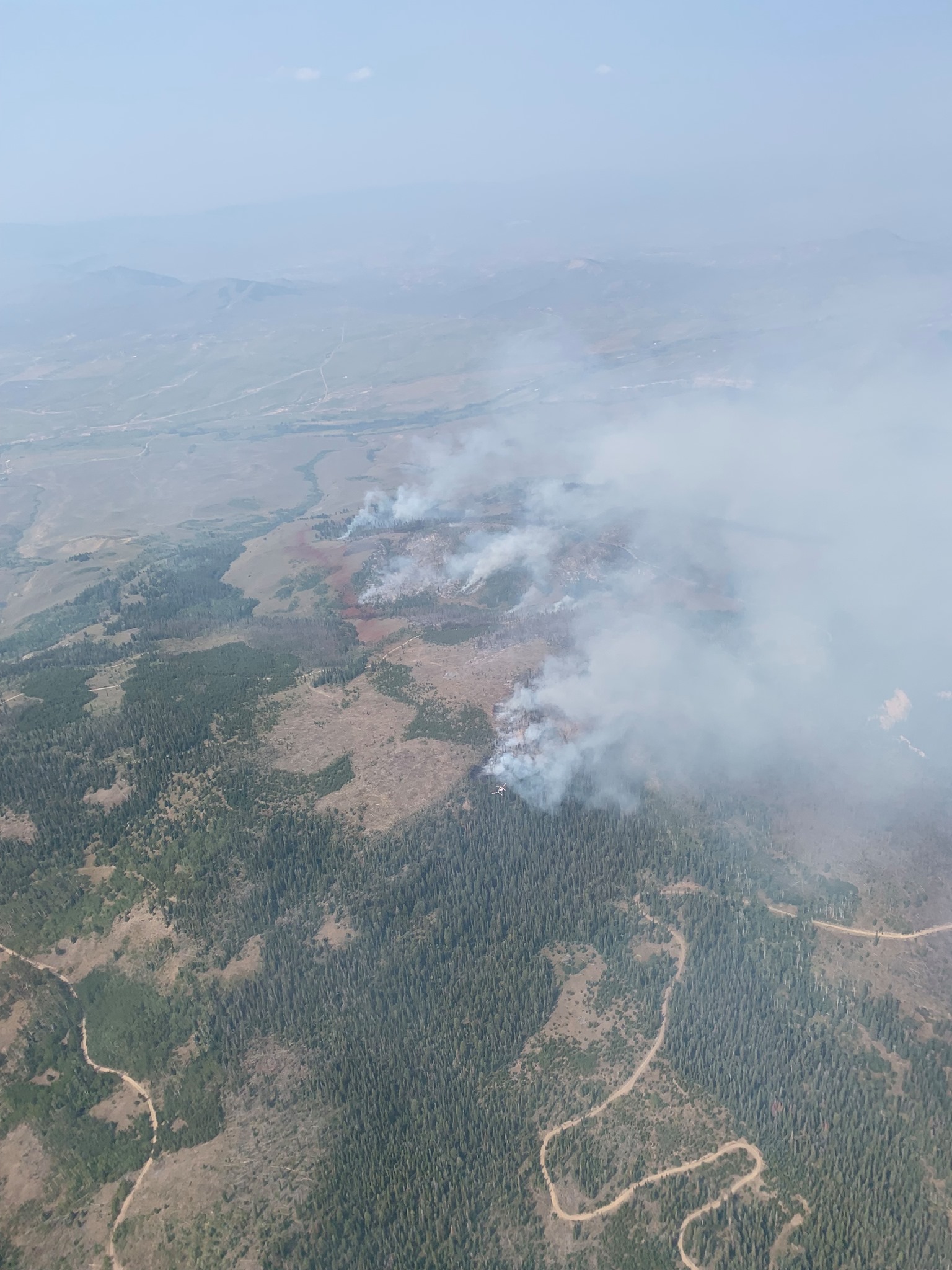 Black Mountain fire in Grand County explodes to over 400 acres