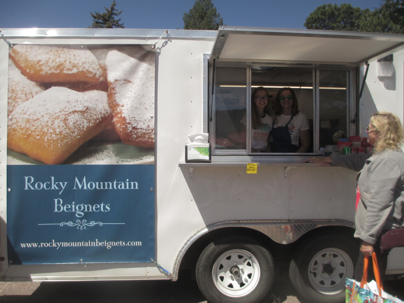 Rocky Mountain Beignets started as a food truck. (Courtesy Suzanne Core)