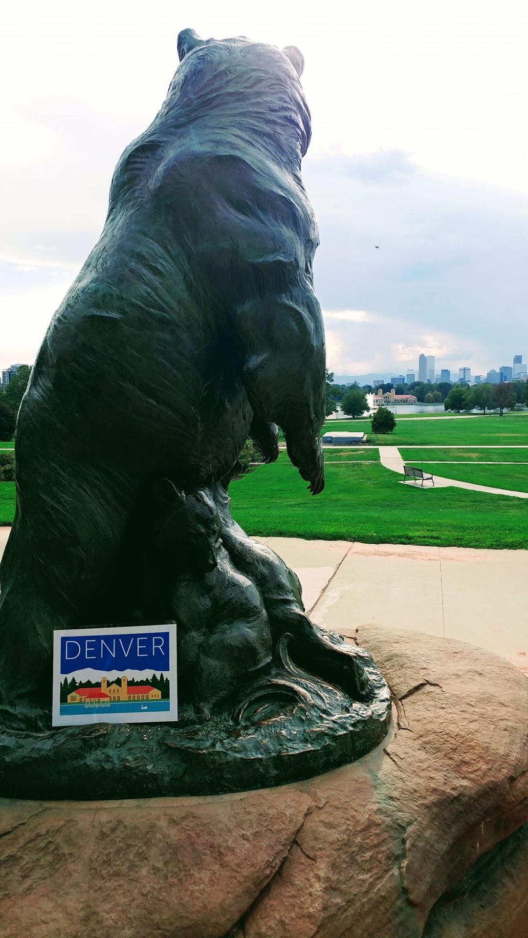 An art piece dropped in Denver during the annual World Art Drop Day. (Courtesy of Denver Arts and Venues)