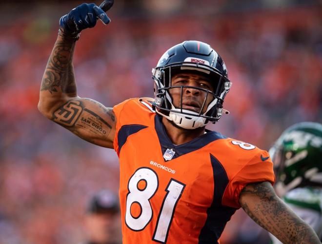 A former junior college star, Broncos receiver Tim Patrick continues to prove his worth in the NFL