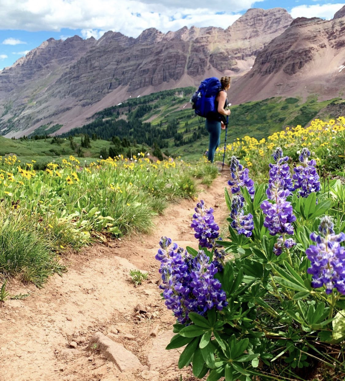 Four Pass Loop near Aspen. Photo Credit: Breanna Sneeringer, OutThere Colorado.