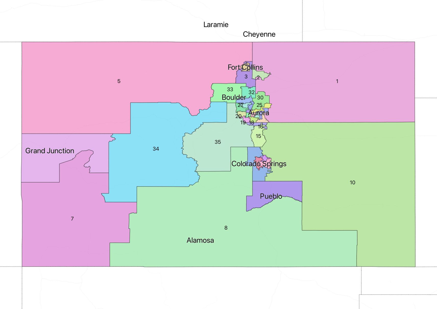Preliminary Senate draft map