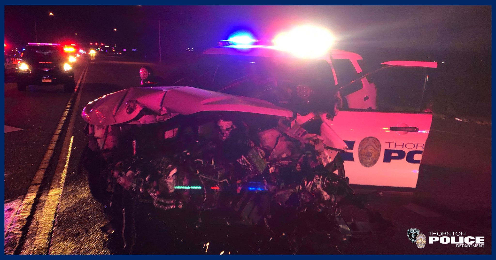 Thornton officer rammed by suspect driving stolen vehicle in Brighton