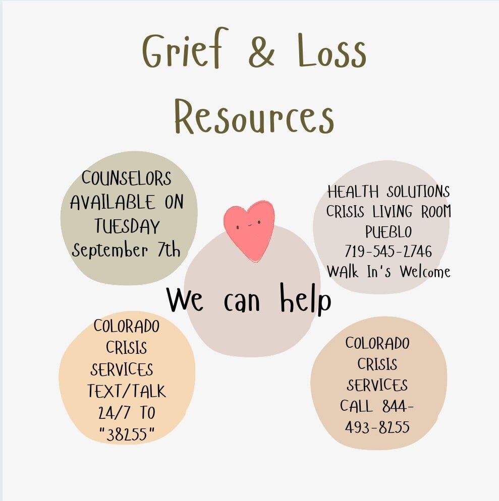 Grief resources are being provided by the Huerfano School District for the community around the nine-year-old Peakview School student who died on Thursday morning from undetermined circumstances. (Courtesy of the Huerfano School District Re-1)