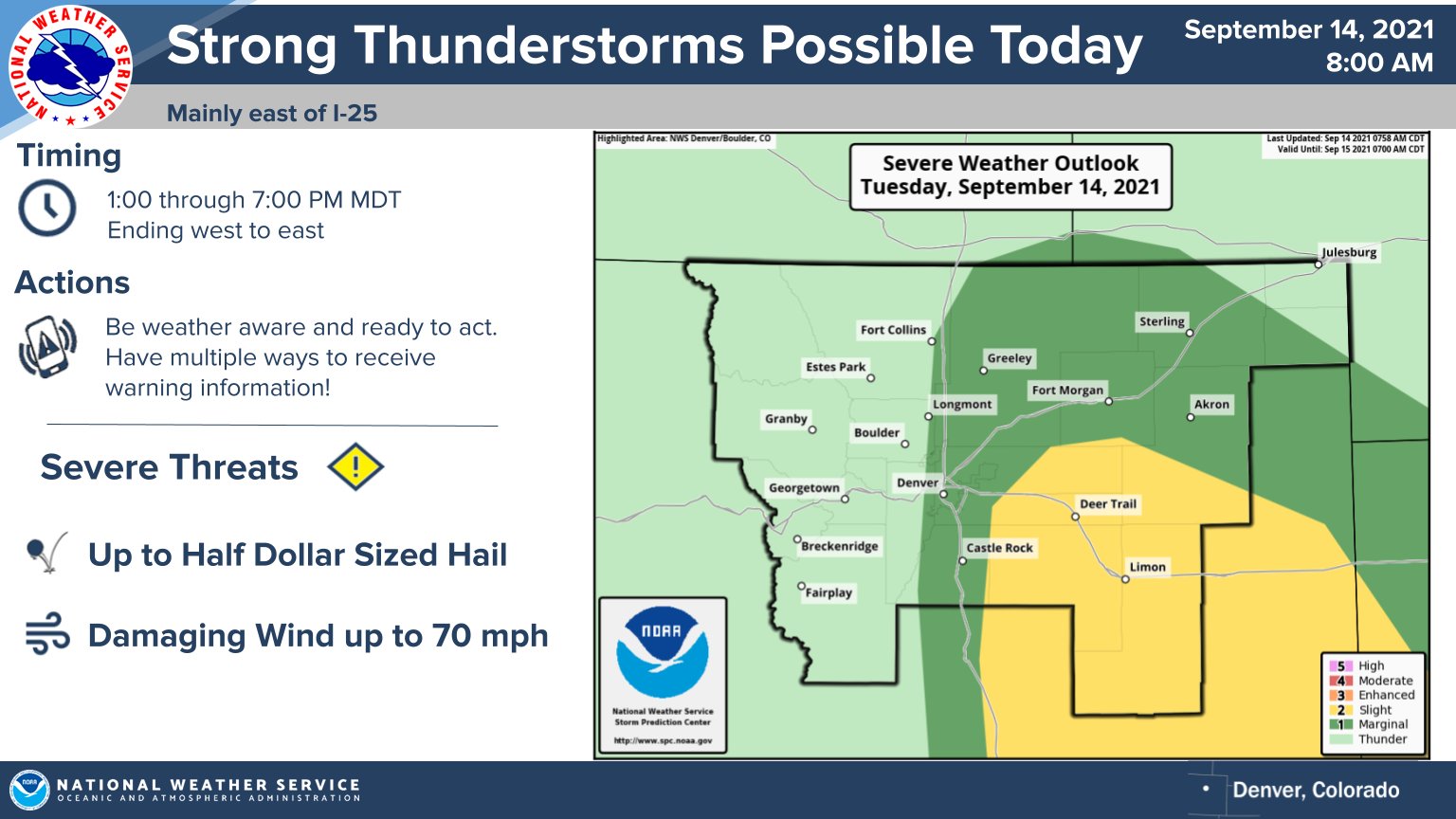 Photo Credit: National Weather Service, Boulder.