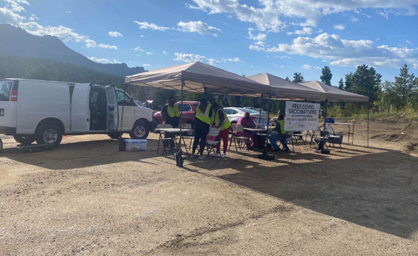 Mobile vaccine clinic (Courtesy of the Jefferson County Public Health)