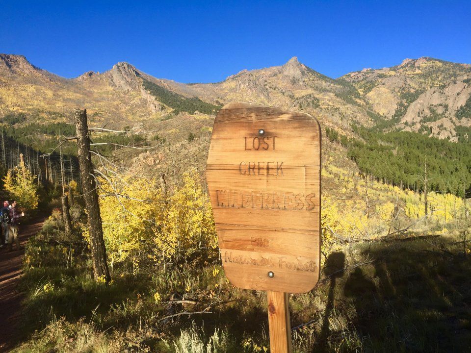 The fall colors showed off during an early October hike on the Goose Creek Trail in the Lost Creek Wilderness.