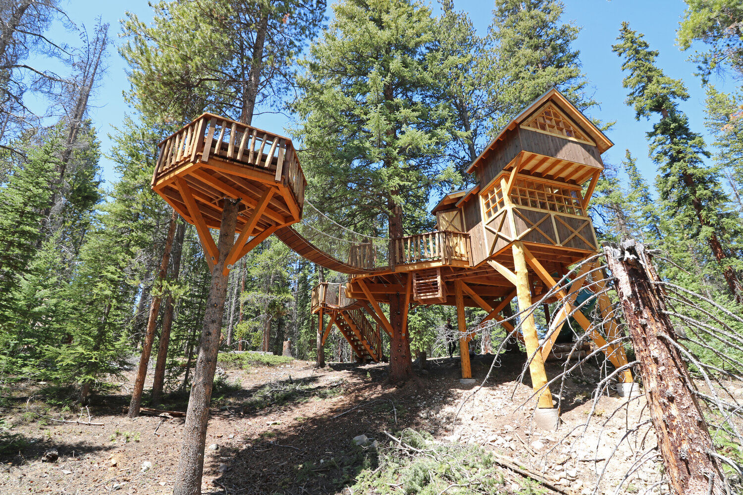 This treehouse in Breckenridge is one of Treecraft’s biggest projects so far. (Contributed photo)