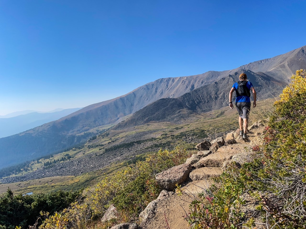 A look at part of the rerouted trail up the Mount Elbert East slopes. Photo Courtesy: Spencer McKee