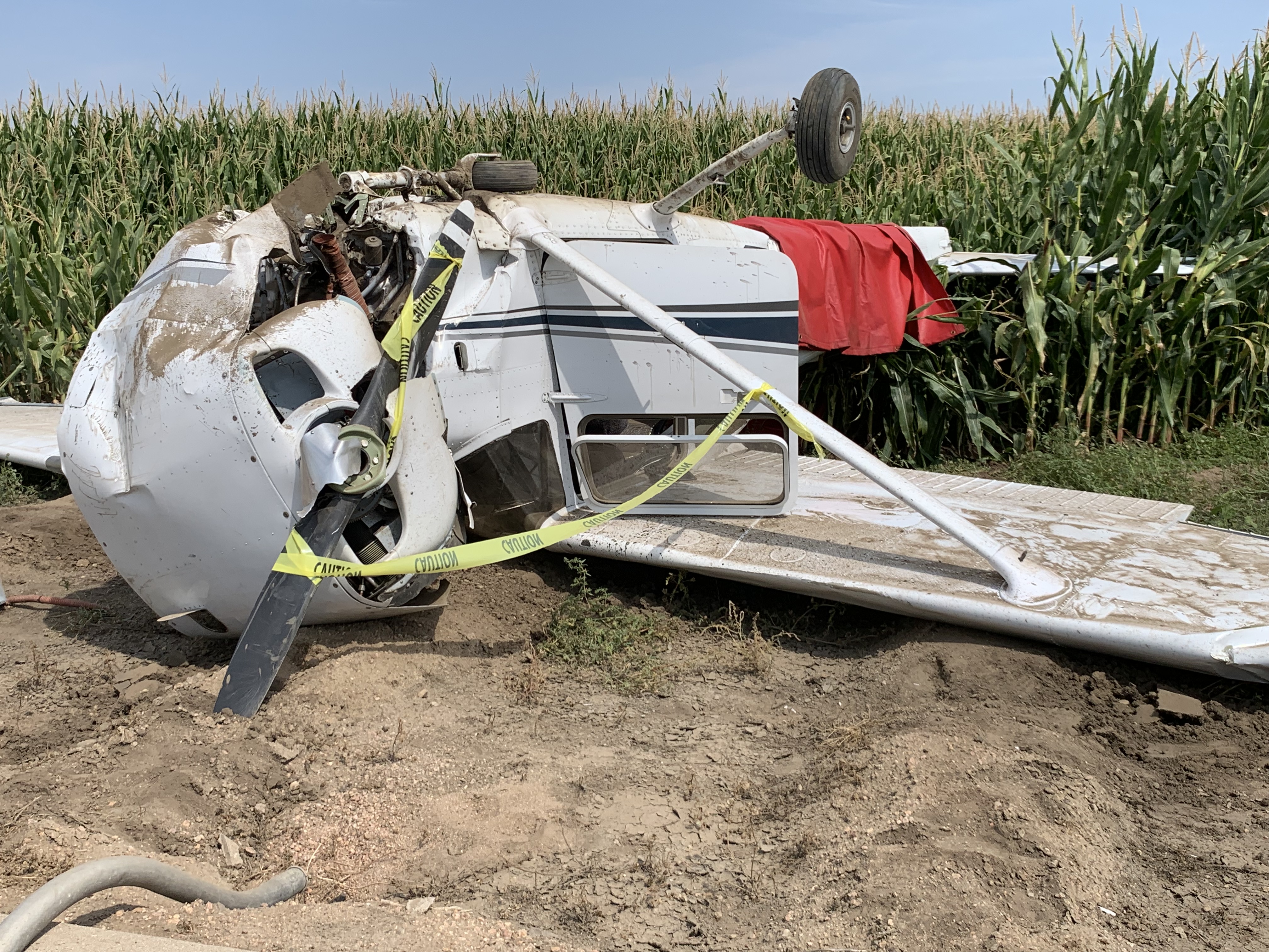 Small plane crashes in northern Colorado cornfield