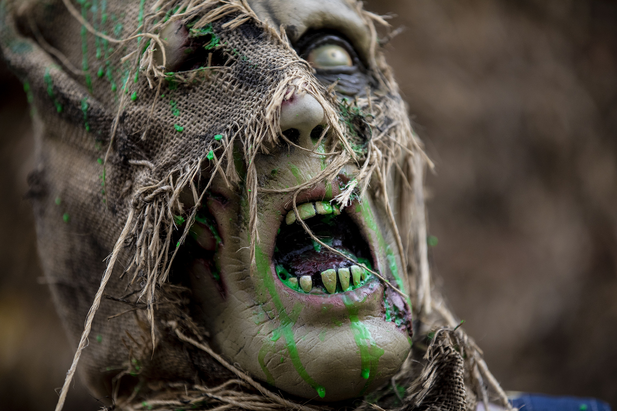 The Scorched Earth Haunted Farm in Peyton, on Wednesday, Aug. 26. (Chancey Bush/The Gazette)