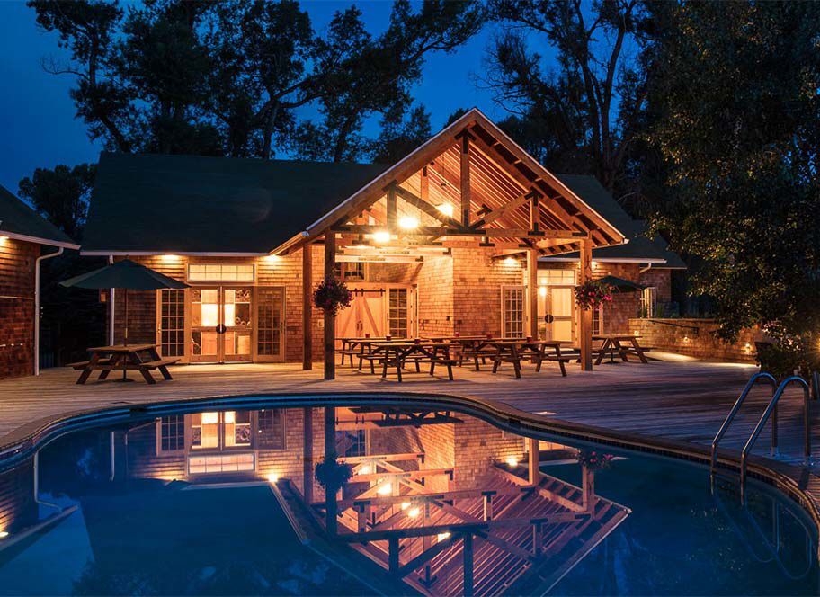 The hot springs are but one draw to 4UR ranch in Wagon Wheel Gap, near Creede. The ranch hosts guests for multi-night vacations, offering guided horseback and fly-fishing tours. Photo courtesy: 4UR Ranch (Photo courtesy of 4UR Ranch)