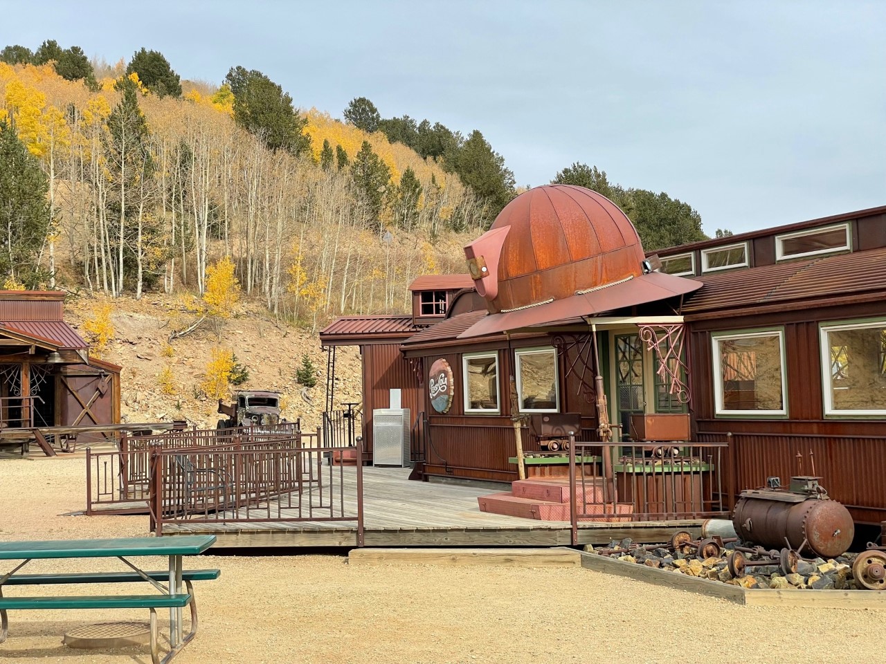 A few old buildings can be explored above ground and don't forget to visit the gift shop – there's actually some pretty neat stuff in there. Photo Credit: Spencer McKee.
