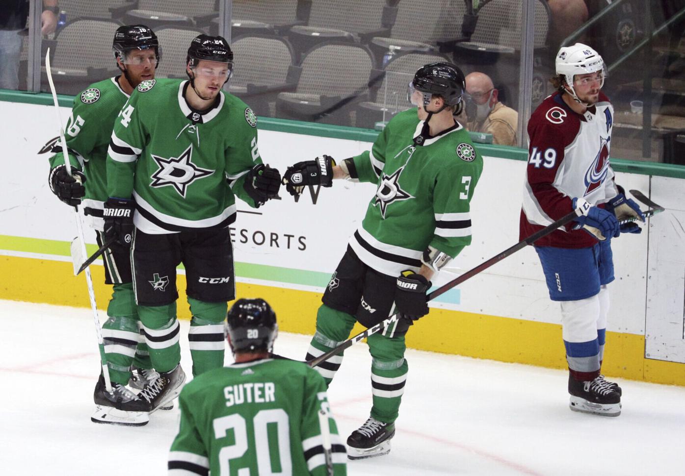 Compher scores only goal for Colorado Avalanche, who fall in preseason game at Dallas Stars