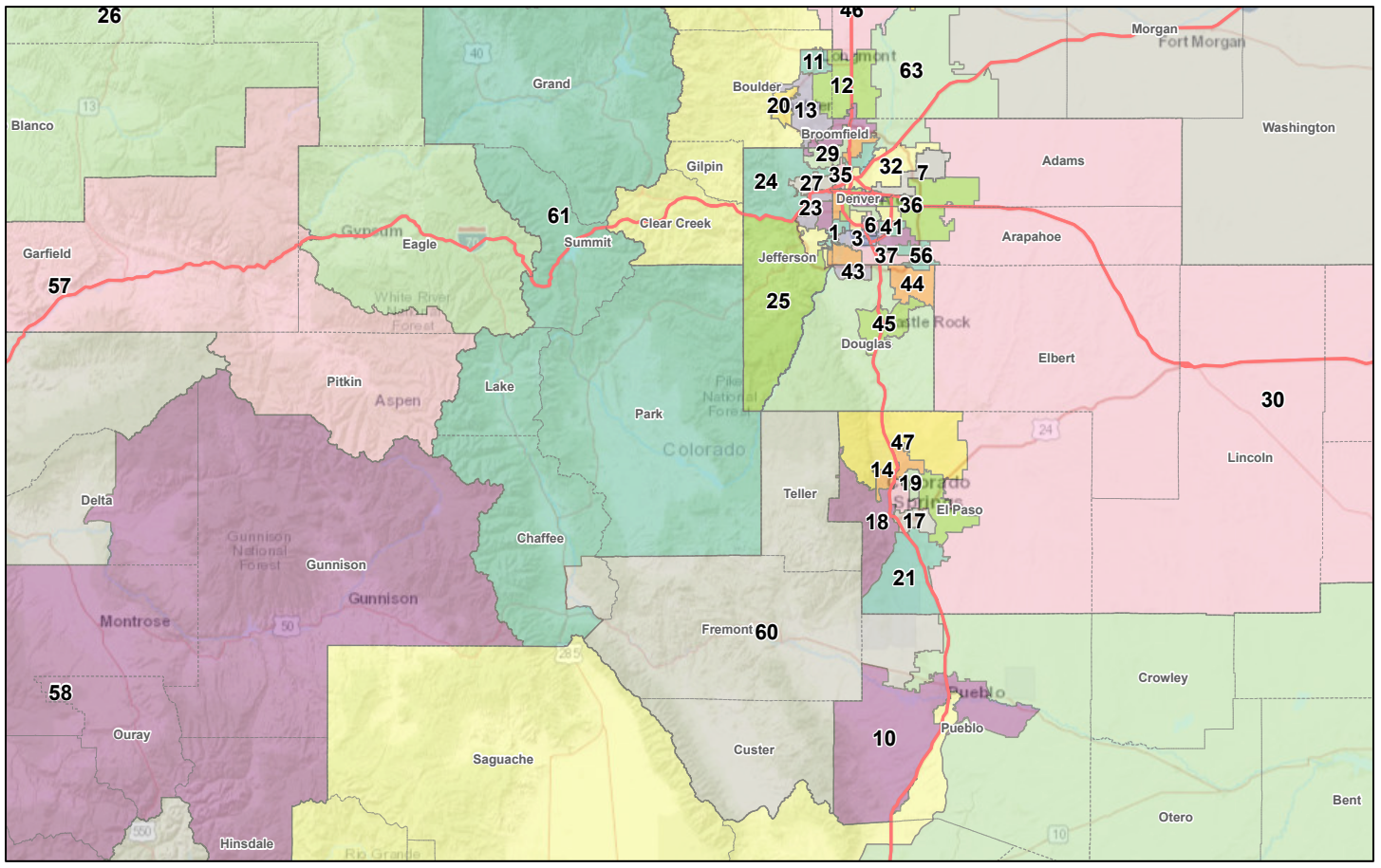Colorado’s legislative redistricting plans head to court review with little opposition