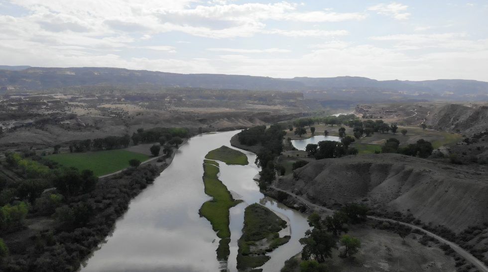 {span}The Colorado River flows towards Horsethief Canyon west of Grand Junction.{/span} (William Woody, Fresh Water News)