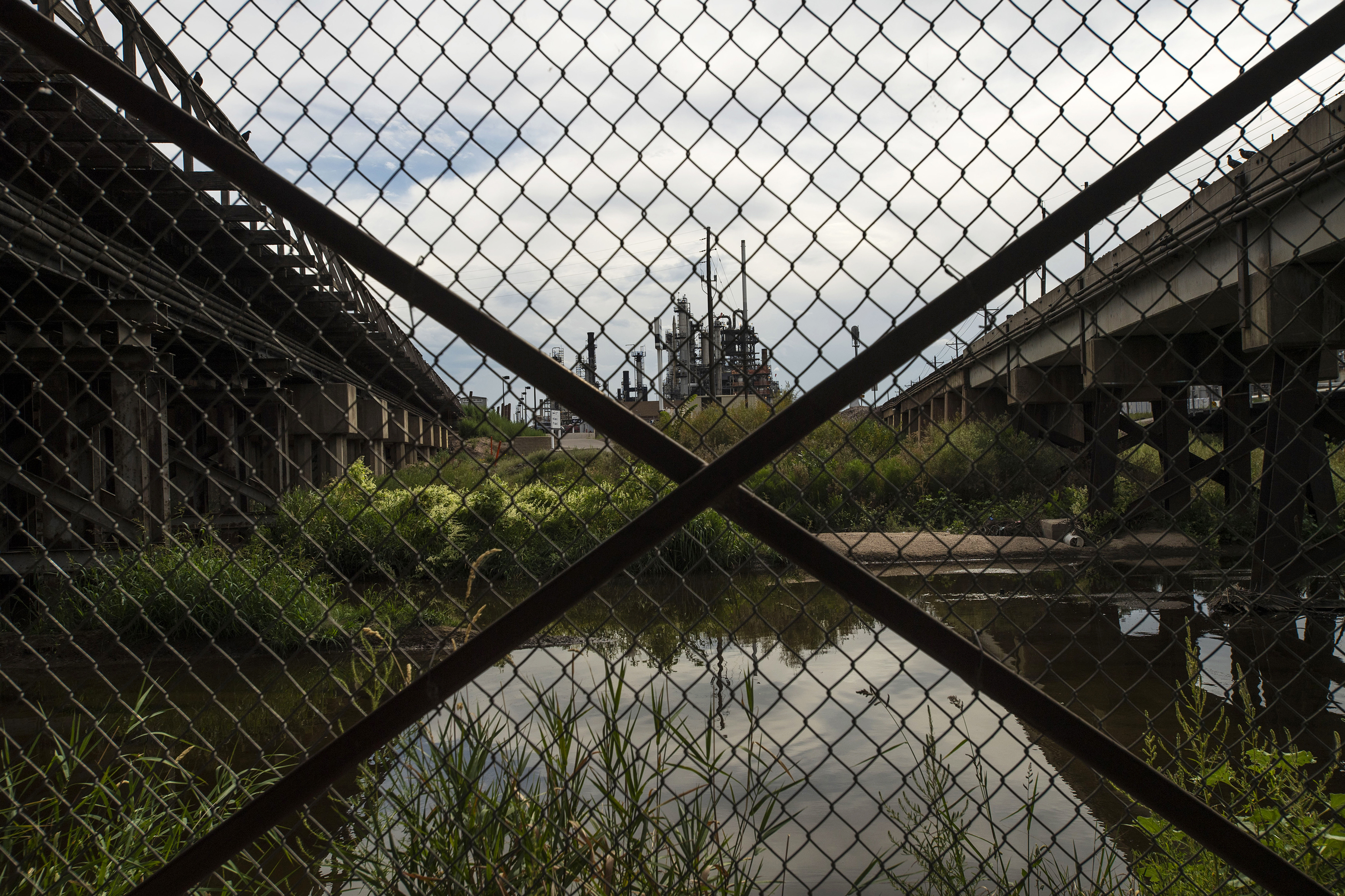 The Suncor Energy oil refinery in Commerce City on August 26, 2021. (Chancey Bush/ The Denver Gazette)