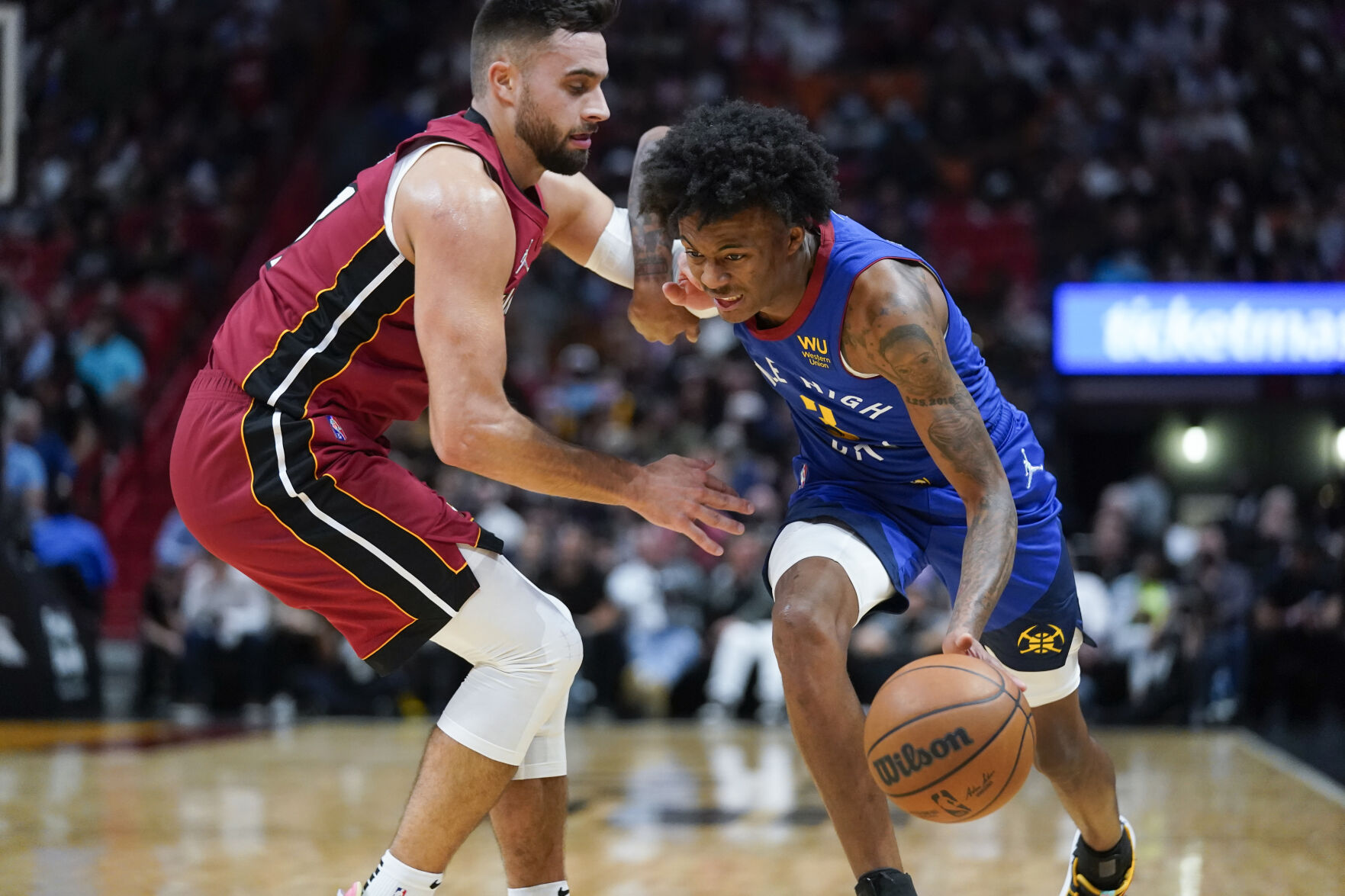 Nuggets rookie Bones Hyland reflects on run-in with Heat forward Markieff Morris