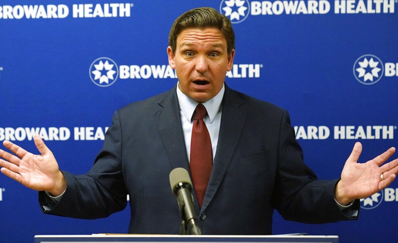 DeSantis takes jab at Biden vaccine mandate in Brandon, Florida