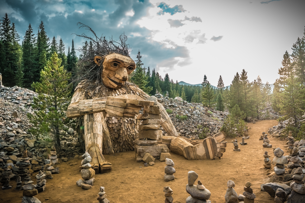 A giant 15-foot-tall troll lurks in a Colorado forest – here's how