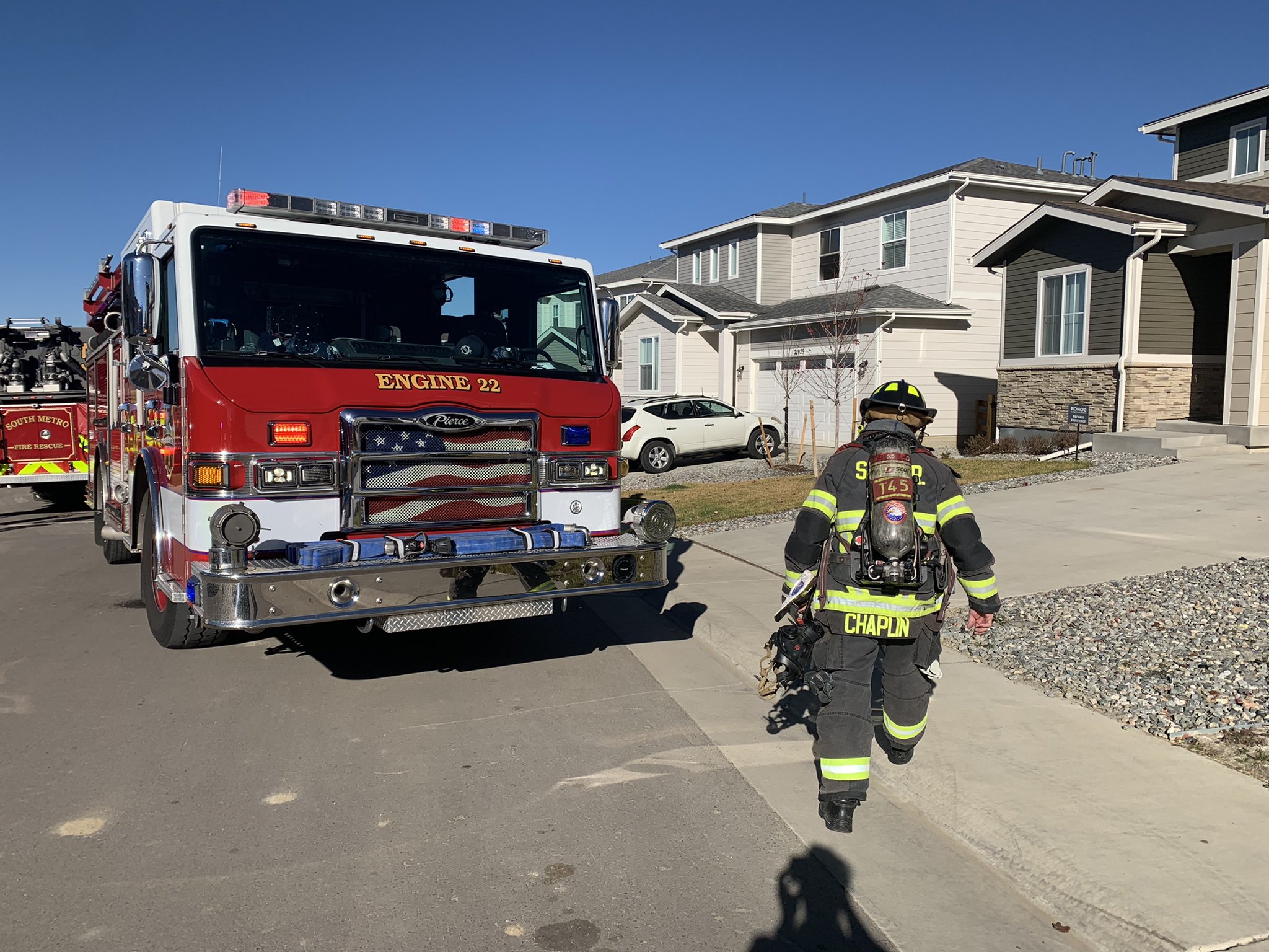 One rescued from fire in unincorporated Arapahoe County
