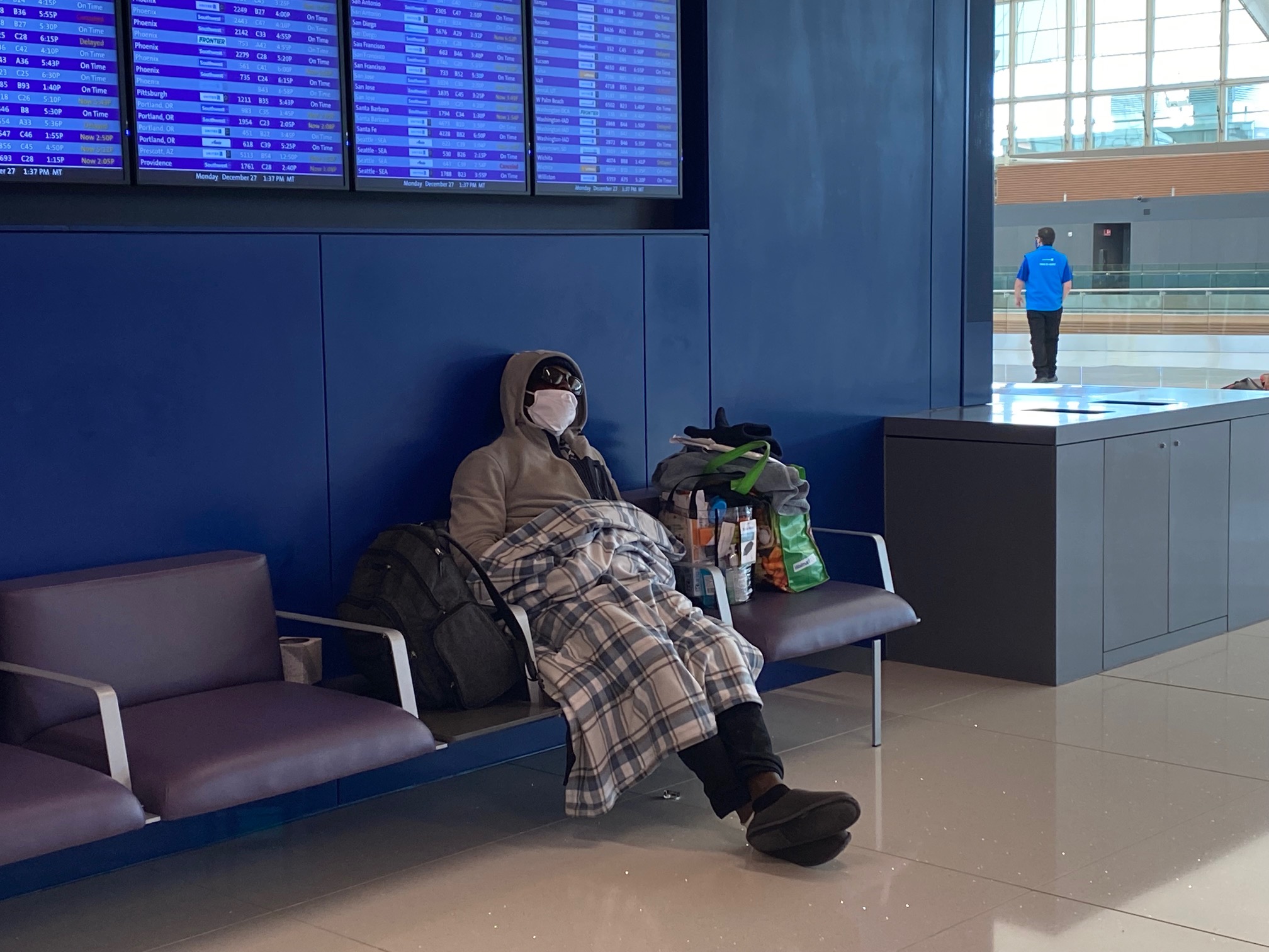 Flight delays, cancellations play Grinch for travelers at Denver International Airport