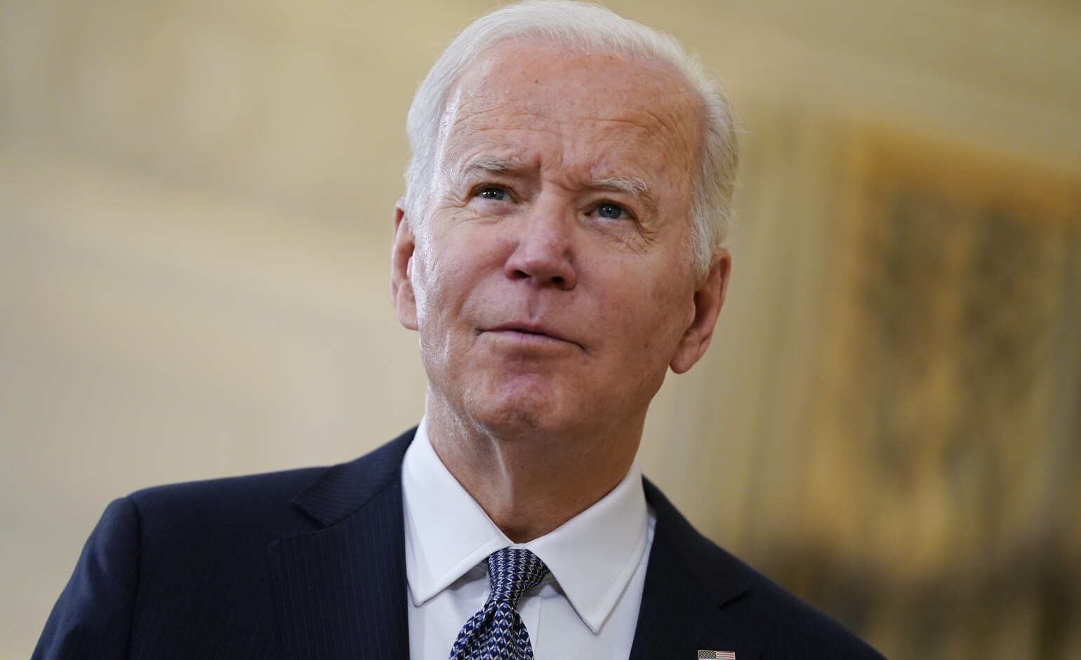 'It's just a cold': Biden insists he is all right after croaky voice during jobs address