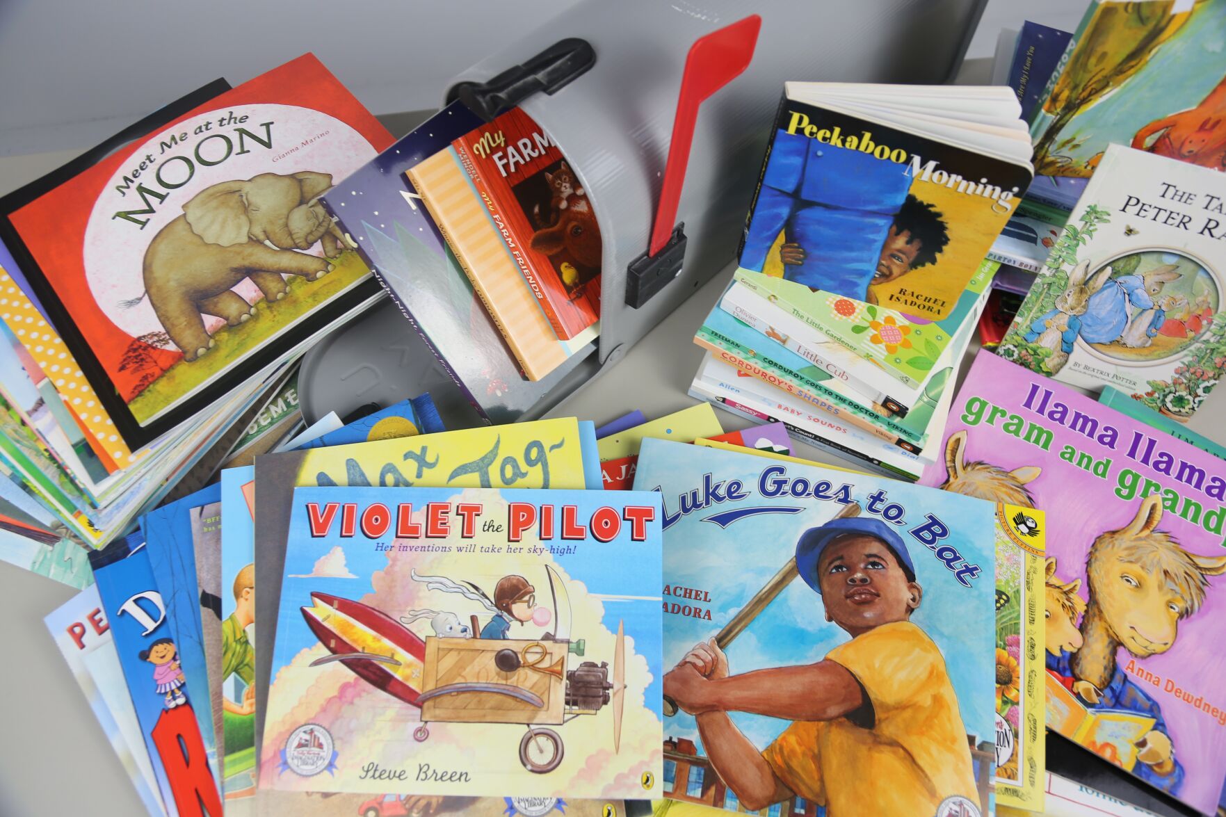 Some of the books available through the Imagination Library. Photo courtesy Dolly Parton Imagination Library.