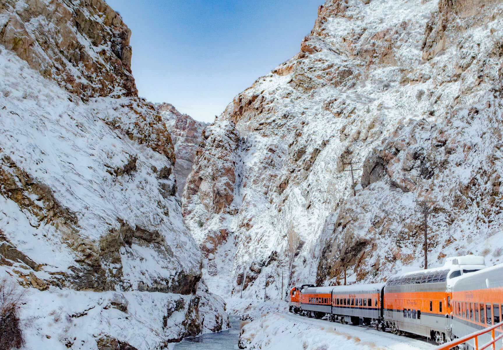 Royal Gorge Route Railroad will offer its annual Santa Express train, leaving from the Santa Fe Depot in Cañon City. (photos Courtesy of Royal Gorge Route Railroad)