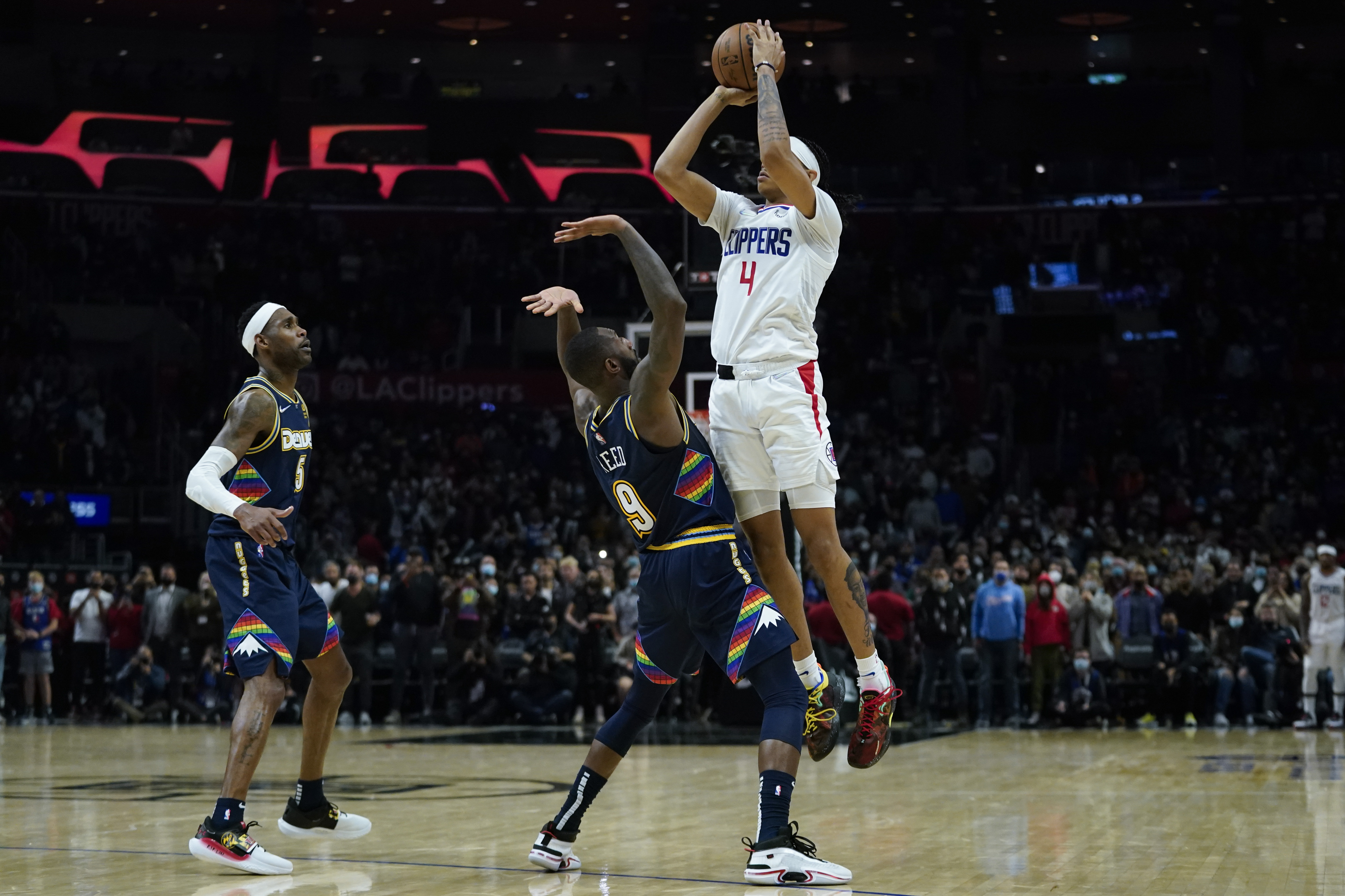 Davon Reed delivers early offense, late defense in Denver Nuggets’ win over Los Angeles Clippers