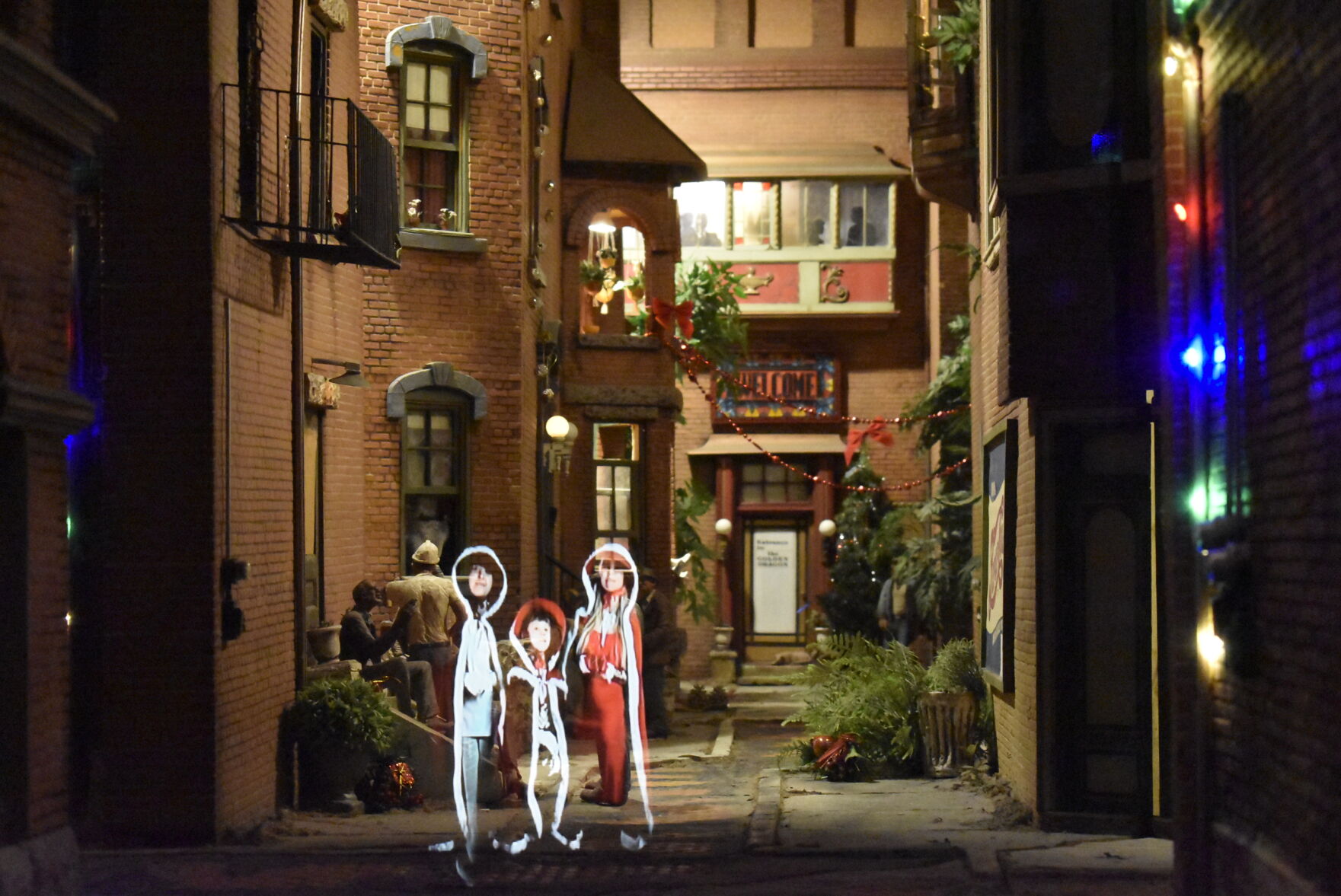 The miniature Magic Town in Colorado Springs gets dressed up for Christmas