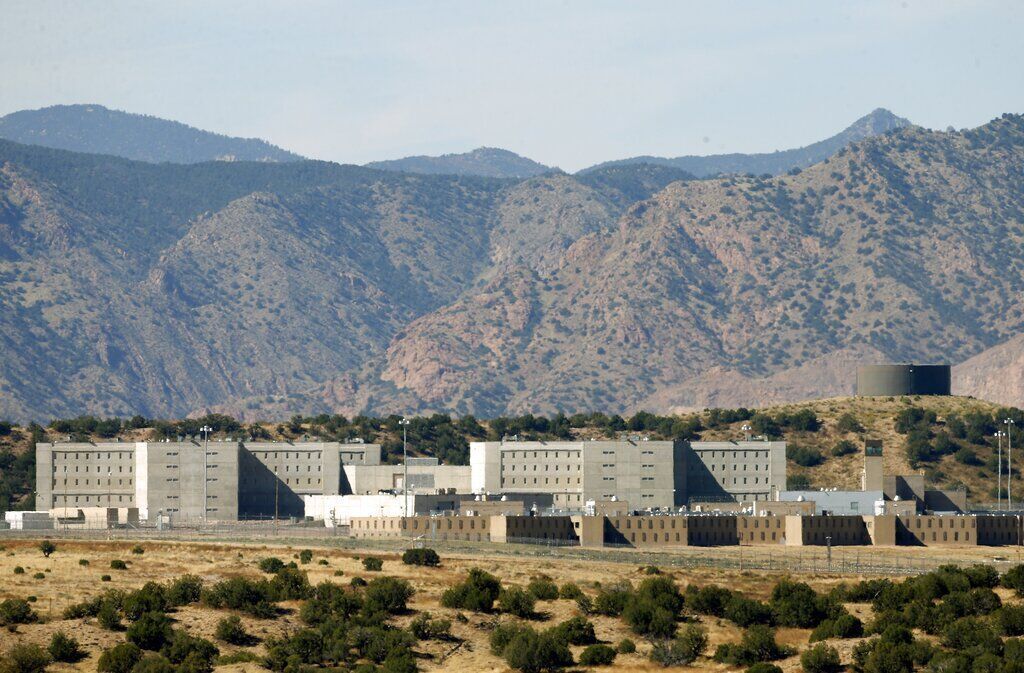 Colorado State Penitentiary II sits vacant inside a larger correctional complex, outside Canon City, in southern Colorado, on Thursday, Oct. 15, 2015. Built in 2010 to hold inmates in solitary confinement, it was mothballed just two years later, as officials moved away from the practice and the inmate population sharply declined. (AP Photo/Brennan Linsley)