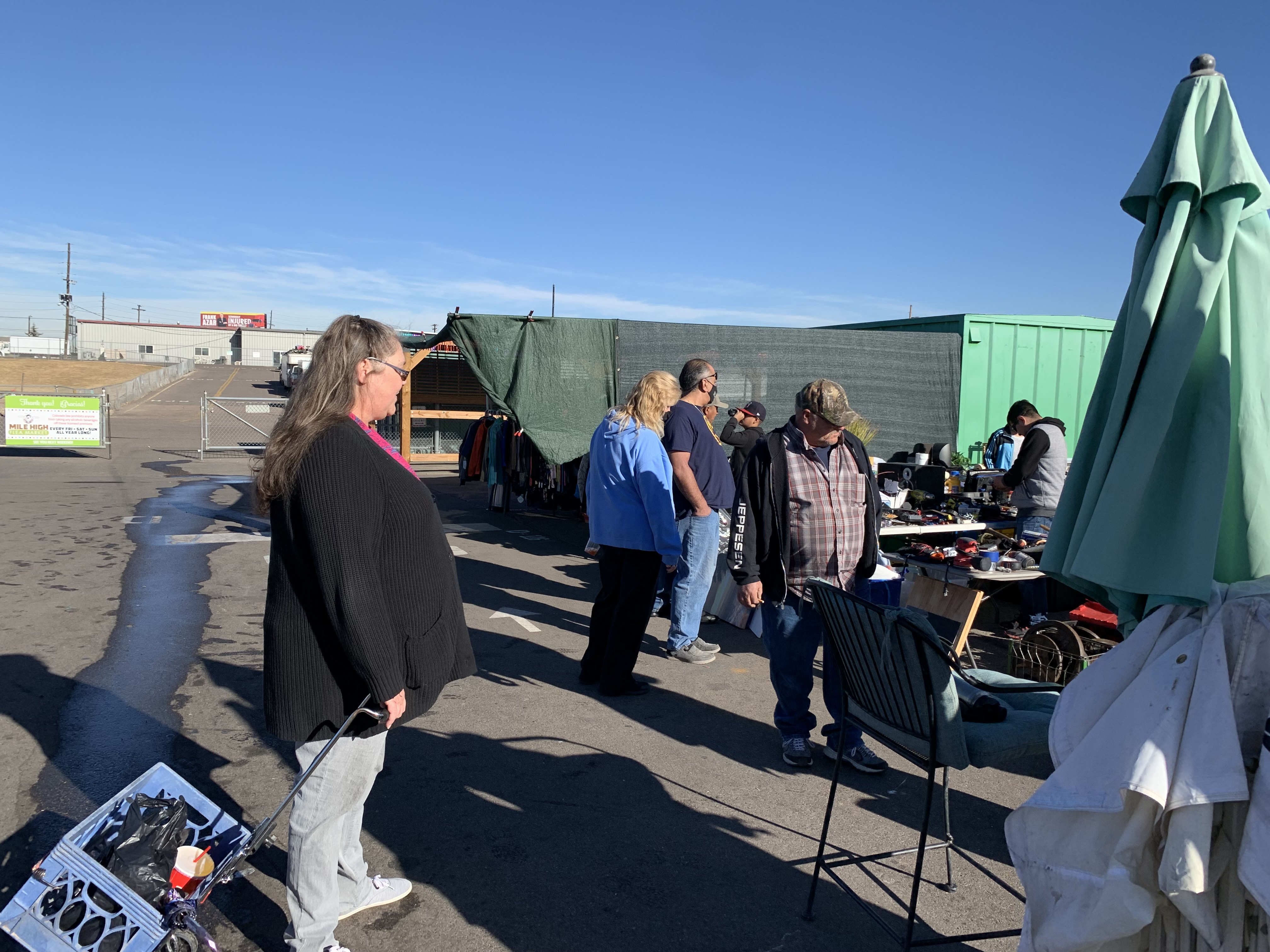 Mile High Flea Market shopper Julie Clark, left, looks on as husband Gene Clark (right, in hat) checks out tools Saturday. (DennisHuspeniCity Editordennis.huspeni@gazette.comhttps://denvergazette.com/content/tncms/avatars/c/5a/fbd/c5afbd32-5030-11eb-bdef-030d9de52a9e.779683cee495ffe64766291c251a8894.png)