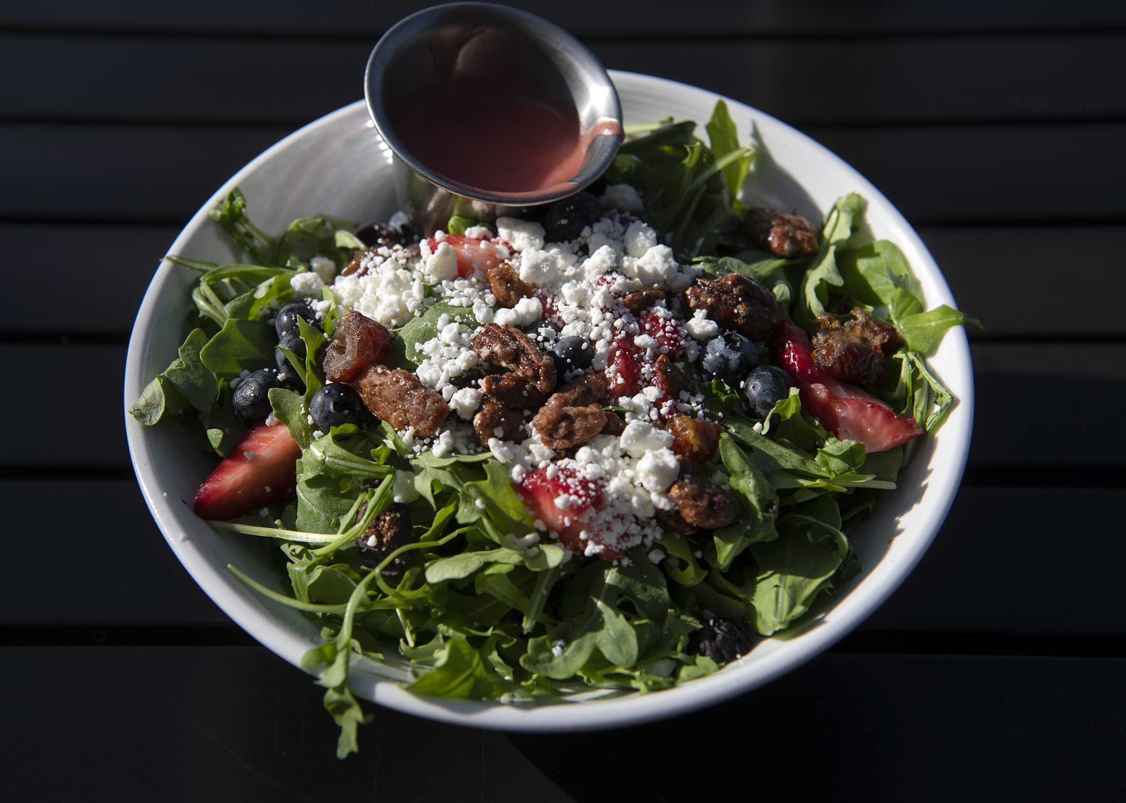 Nuts and berries salad at the ViewHouse restaurant on the north side of Colorado Springs. (Jeff Kearney)