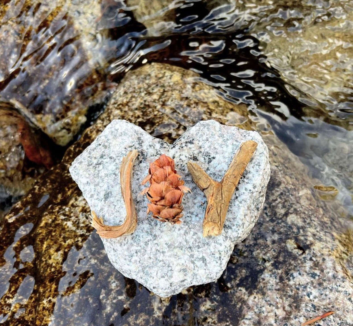 An example of Stacie Dosmann’s “nature art.” (Contributed photo)