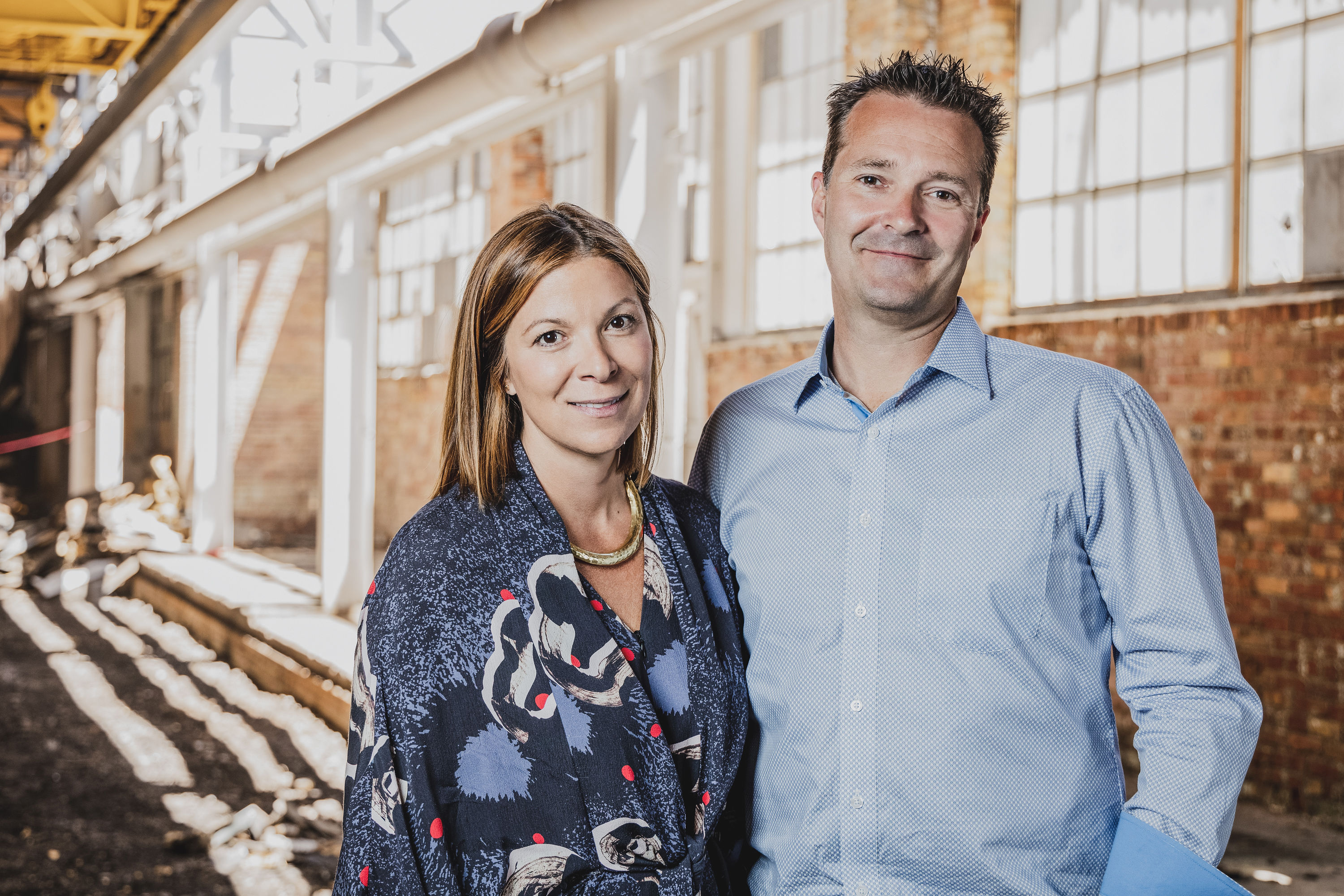 Ellen and Jason Winkler, co-founders of Q Factor development company. (Courtesy of Q Factor)