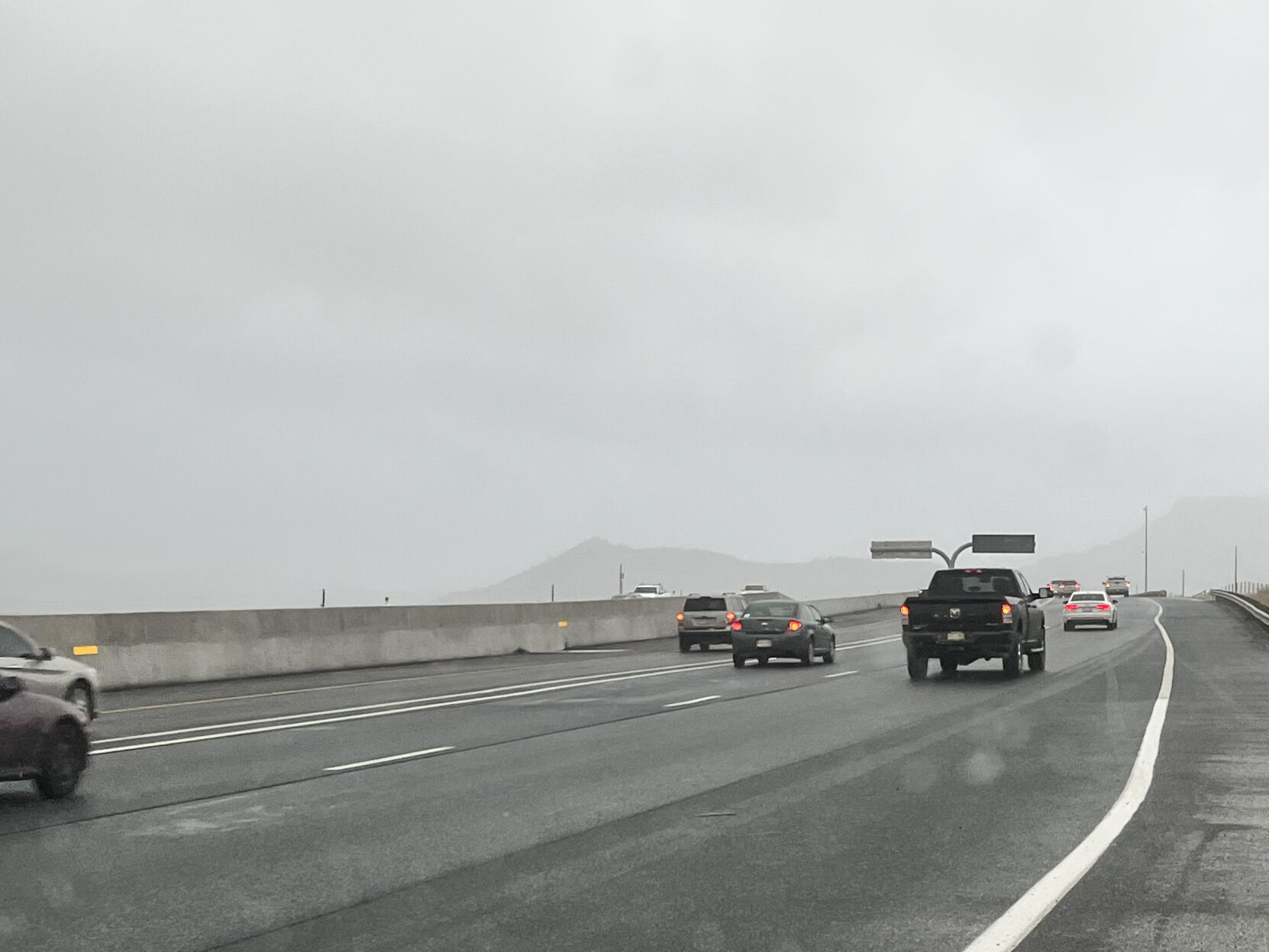 The express lanes along the 18-mile stretch of Interstate 25 between Monument and Castle Rock opened around midnight Friday morning for testing, about three weeks after state and local leaders celebrated the opening of two of the three lanes along the I-25 South “Gap” — a year ahead of schedule. (Photo courtesy CDOT)