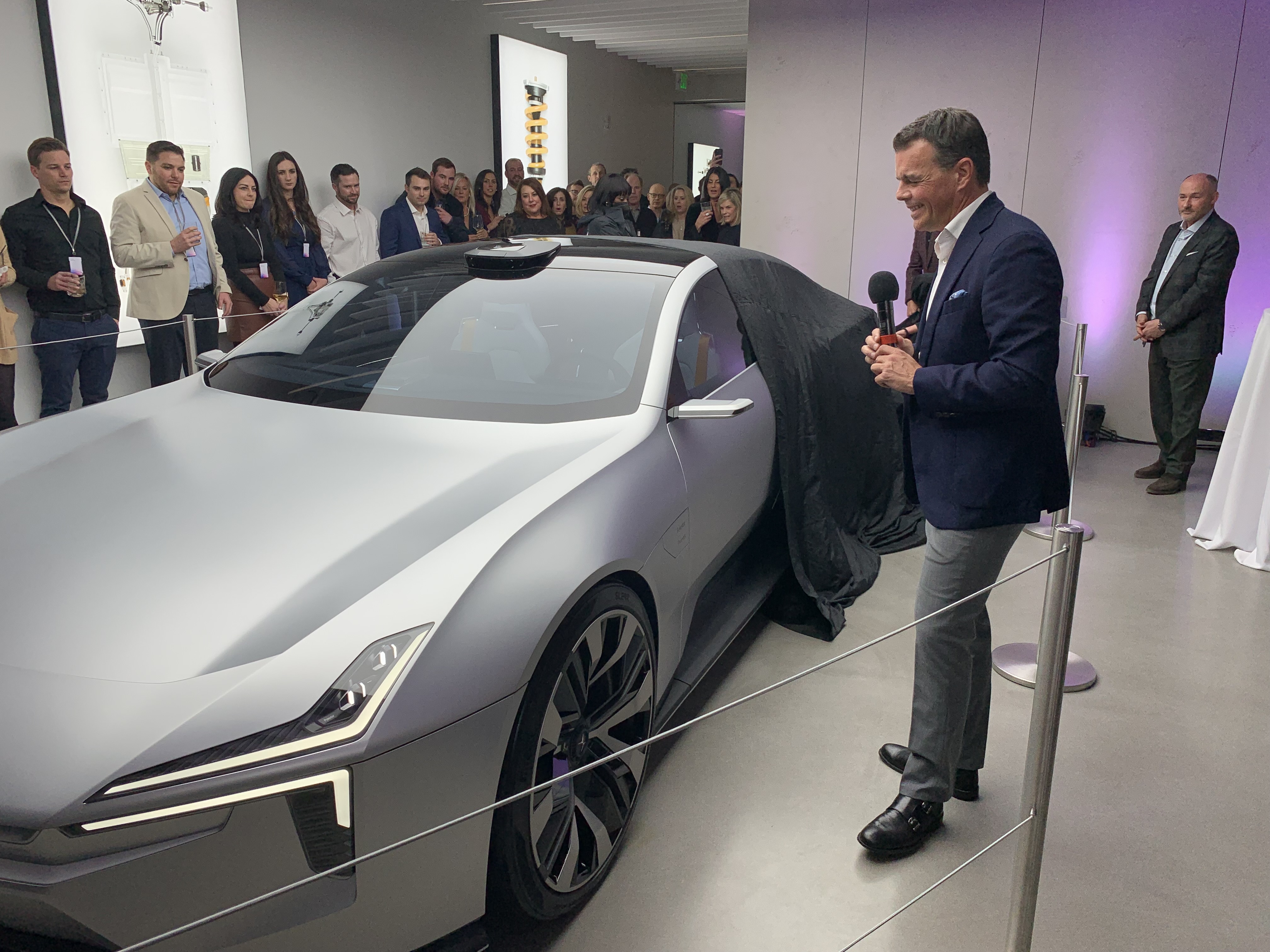 A full-sized model of Polestar's Precept (Polestar 5) unveiled Thursday at its new retail store in Cherry Creek North, 240 St. Paul St., Denver. Gregor Hembrough, Head of Polestar USA, addresses the crowd. (DennisHuspeniCity Editordennis.huspeni@gazette.comhttps://denvergazette.com/content/tncms/avatars/c/5a/fbd/c5afbd32-5030-11eb-bdef-030d9de52a9e.779683cee495ffe64766291c251a8894.png)