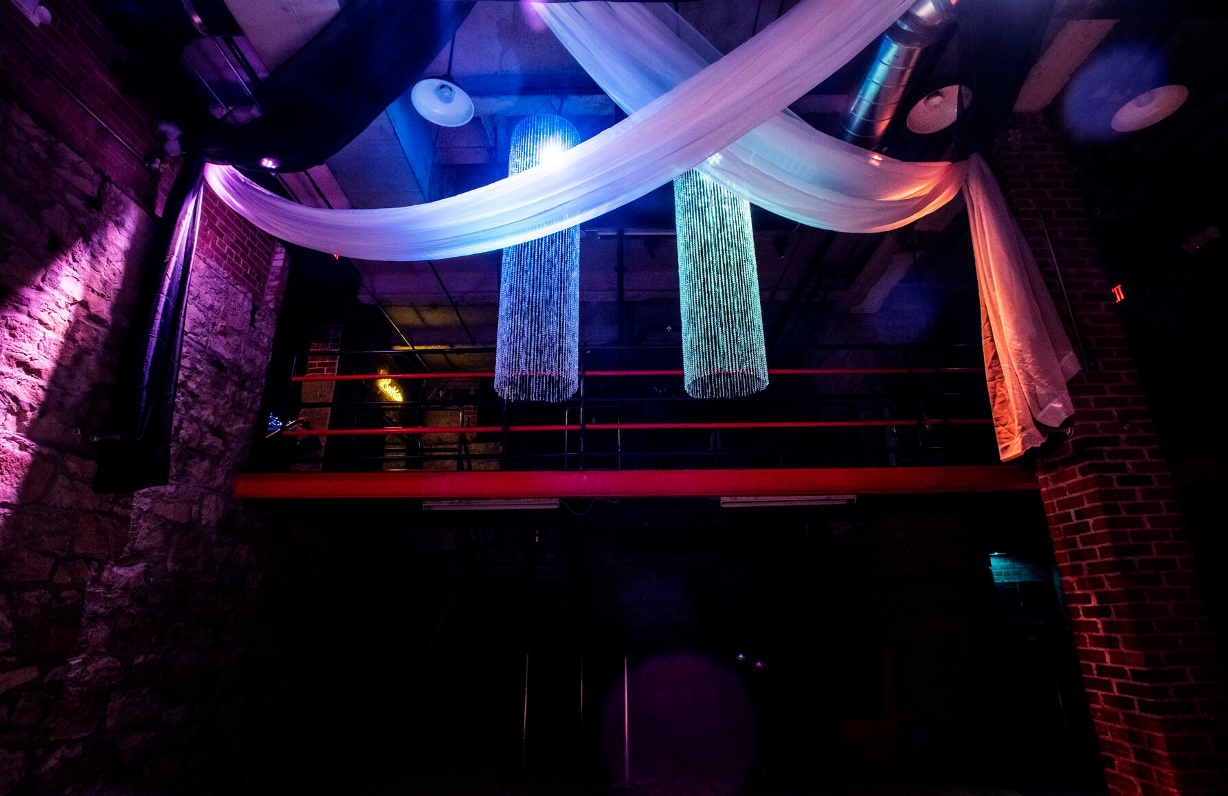 La Burla Bee is a new burlesque venue and cabaret-style restaurant and bar in the space previously known as The Underground in downtown Colorado Springs. The venue was set to open Friday, but the opening has been delayed due to storm damage. (photos by Chancey Bush, The Gazette)